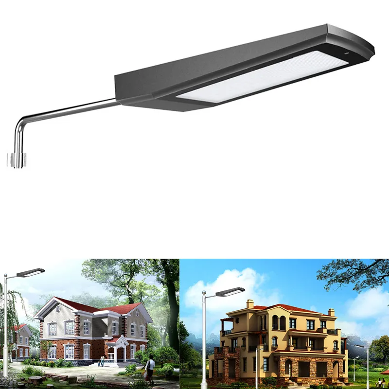 Amélioration Des Lampes Murales À LED Solaire Super Lumineuse 20W 168d 2800lm Radar Motion Capteur De Capteur Pour Imperméabilis