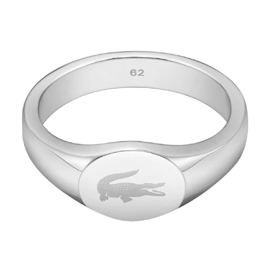 Bague Homme Lacoste Arthor - 2040301 Acier Argent | 3 Suisses