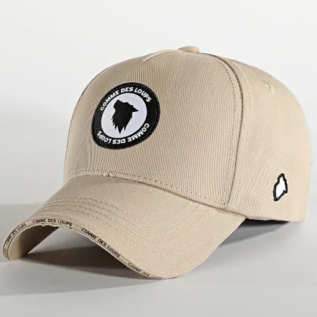 Casquette Base Beige Comme Des Loups