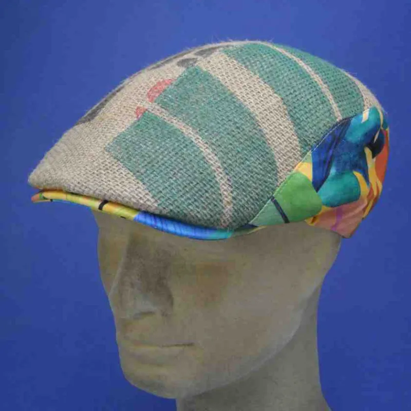 Casquette d'été en toile de jute et coton | Casquette pour homme