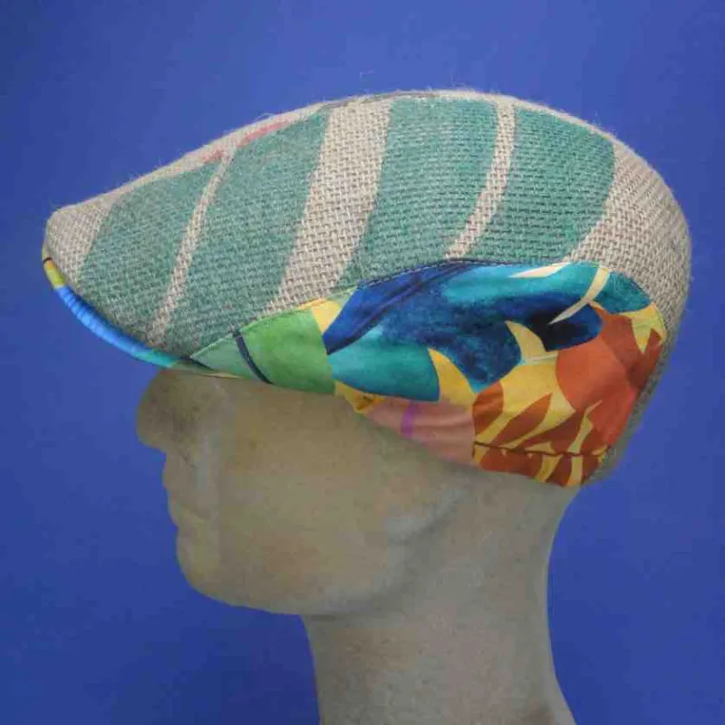 Casquette d'été en toile de jute et coton | Casquette pour homme