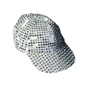 Casquette Disco Argent - Chapeaux  pas cher