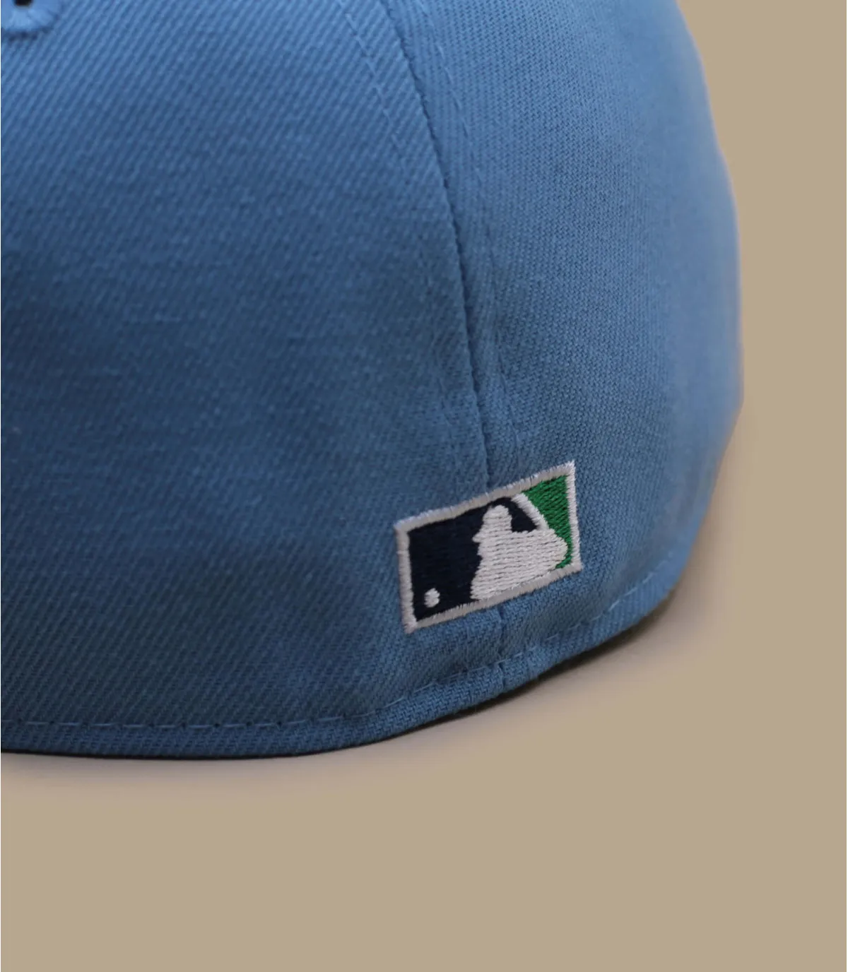 Casquette fitted bleue Boston - Side Patch 59Fifty Boston Red Sox sky ocean navy New Era : Headict