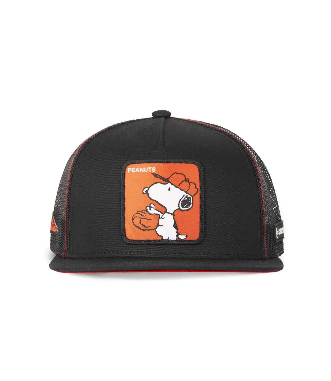 Casquette snapback  visière plate avec filet Peanuts Capslab