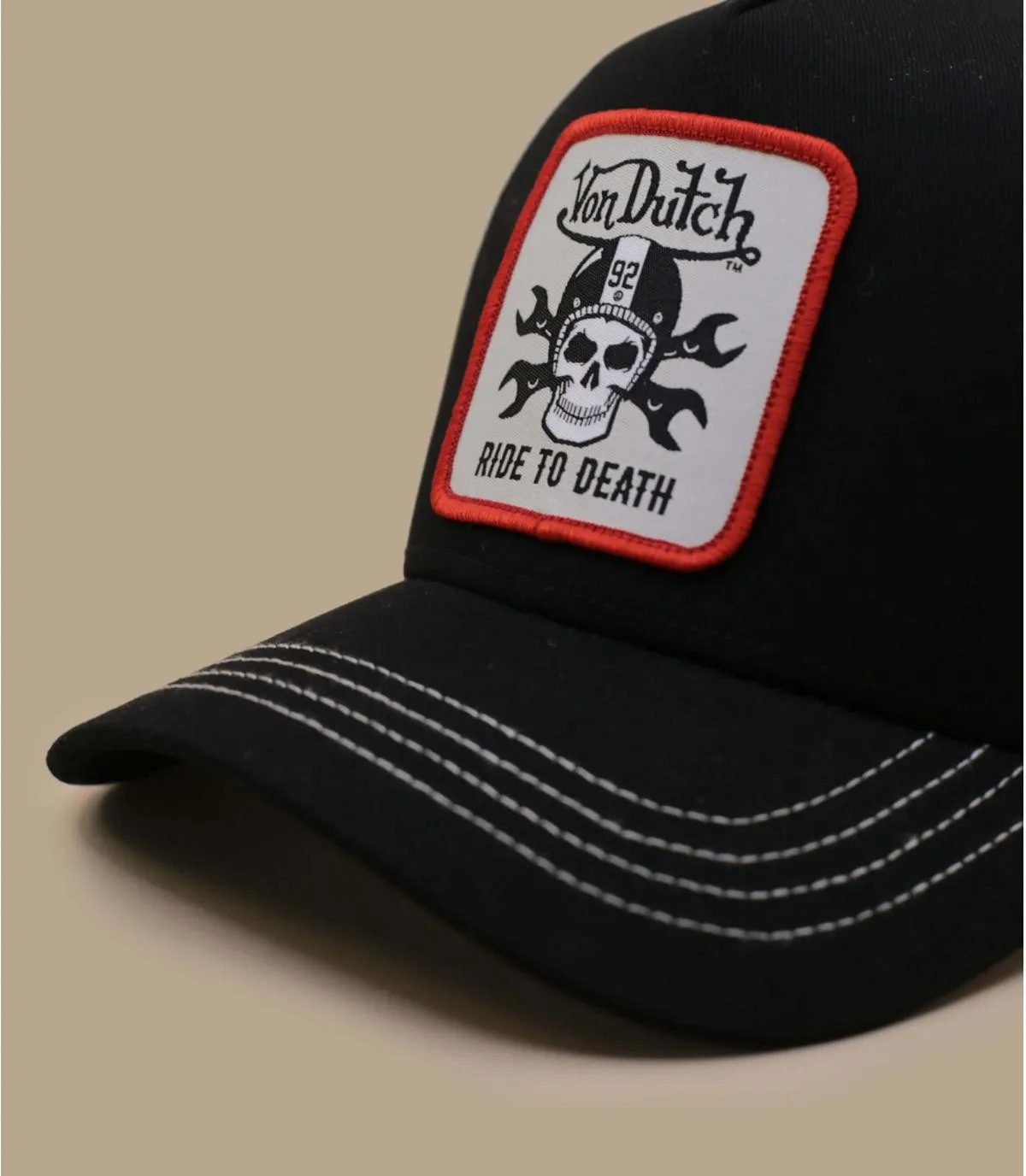  - Casquette Trucker Ride to Death Von Dutch : Headict