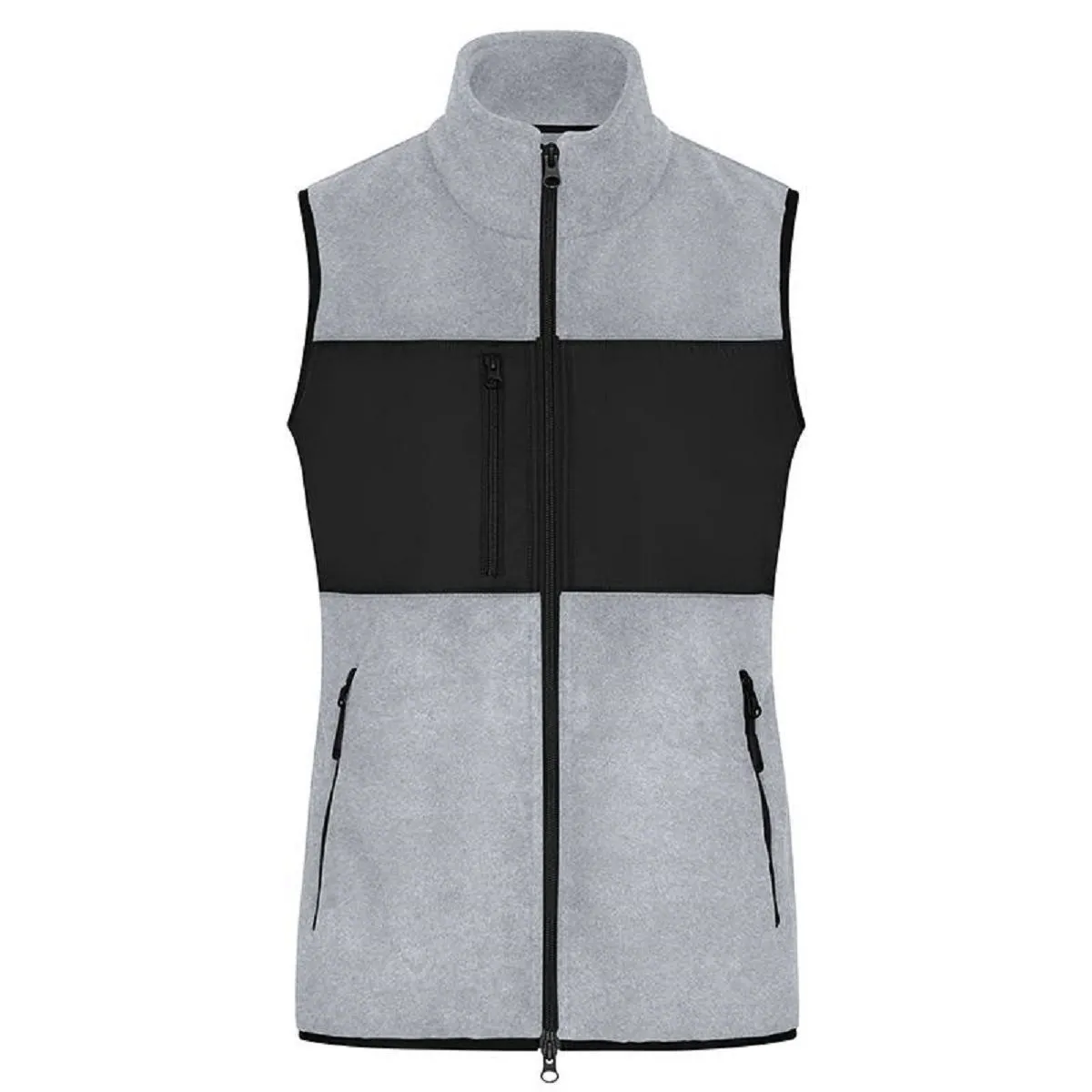 Gilet polaire sans manches - Femme - JN1309 - gris clair mélange 