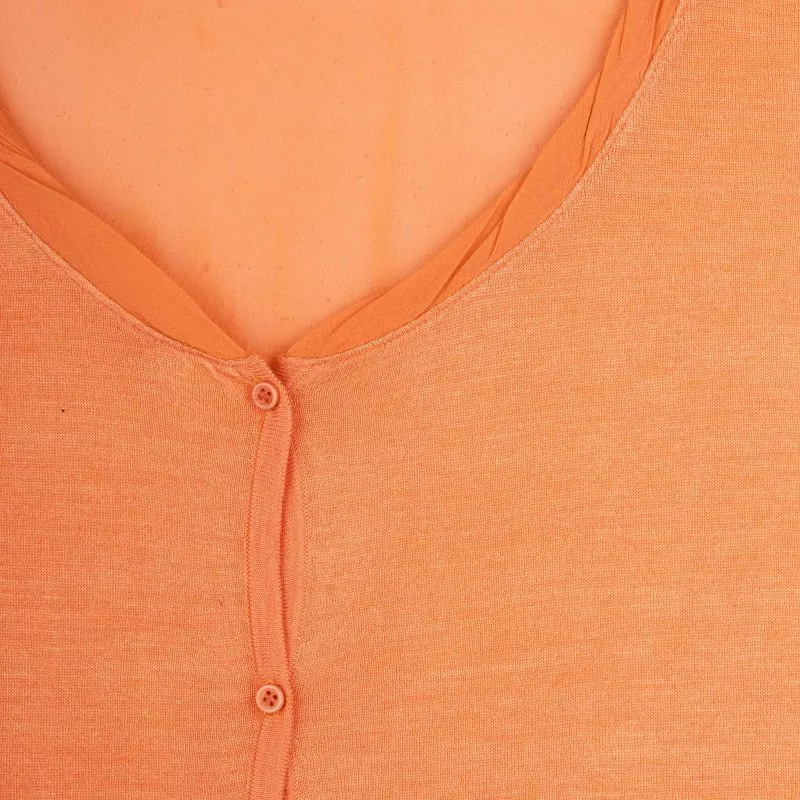 Gilet sans manche orange Femme AMERICAN VINTAGE à prix dégriffé ! | 