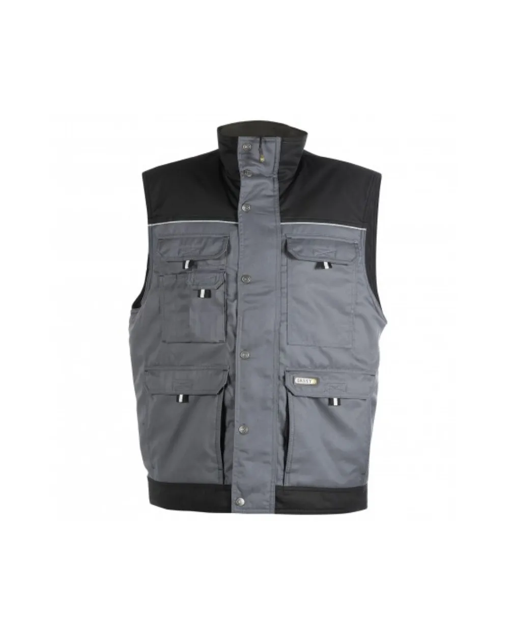 Gilet sans manches polaire Hulst gris et noir - DASSY