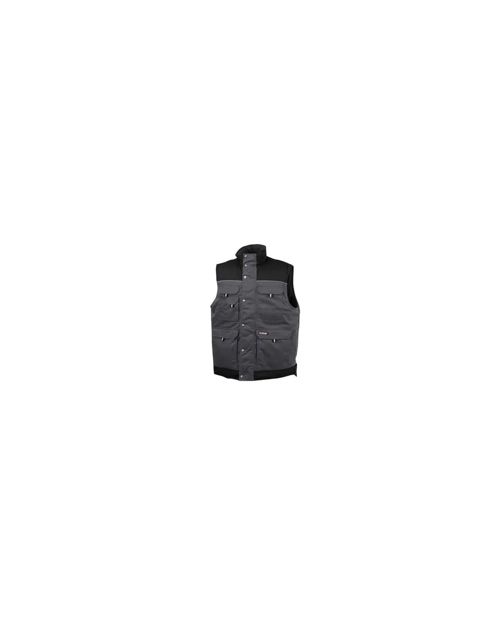 Gilet sans manches polaire Hulst gris et noir - DASSY