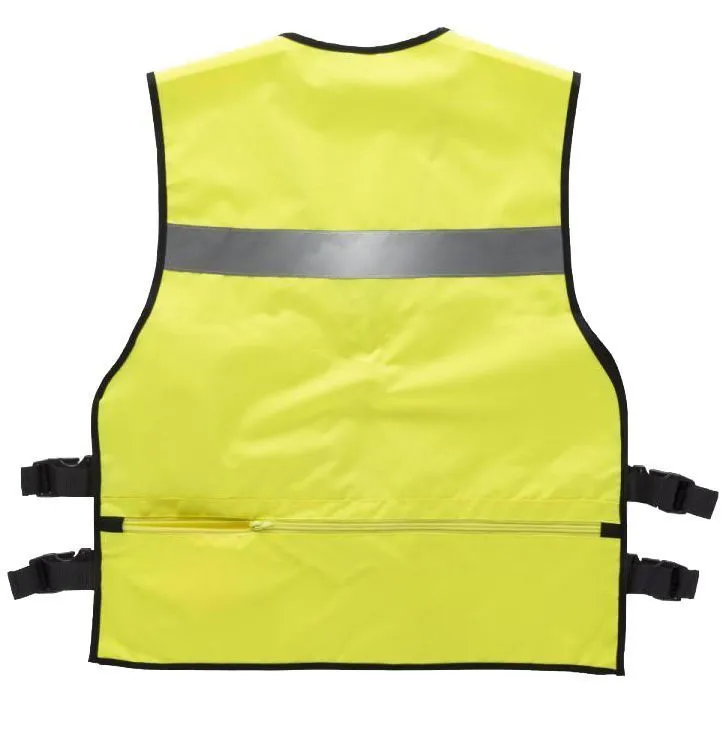 Gilet tactique sécurité intervention unisexe - C3601 - jaune fluo 