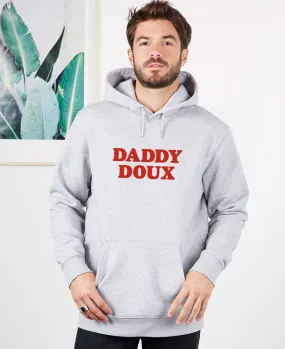 Hoodie homme Daddy doux (effet velours)