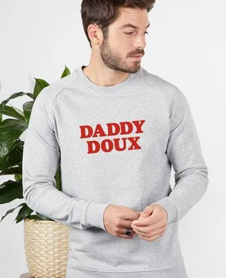 Hoodie homme Daddy doux (effet velours)