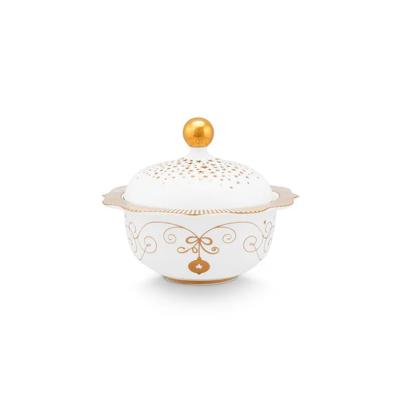 Lot de 4 Sucrier Royal Winter White Pip Studio 