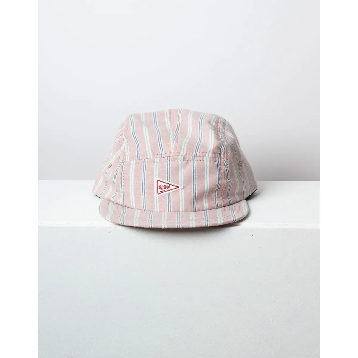 OLOW - Casquette rose à rayures unisexe