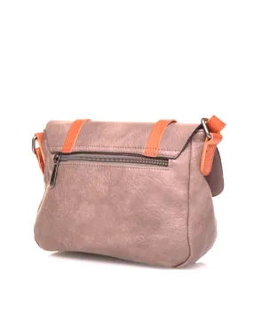 Petit sac bandoulière vintage taupe