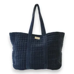 Sac cabas Samba Velours marine